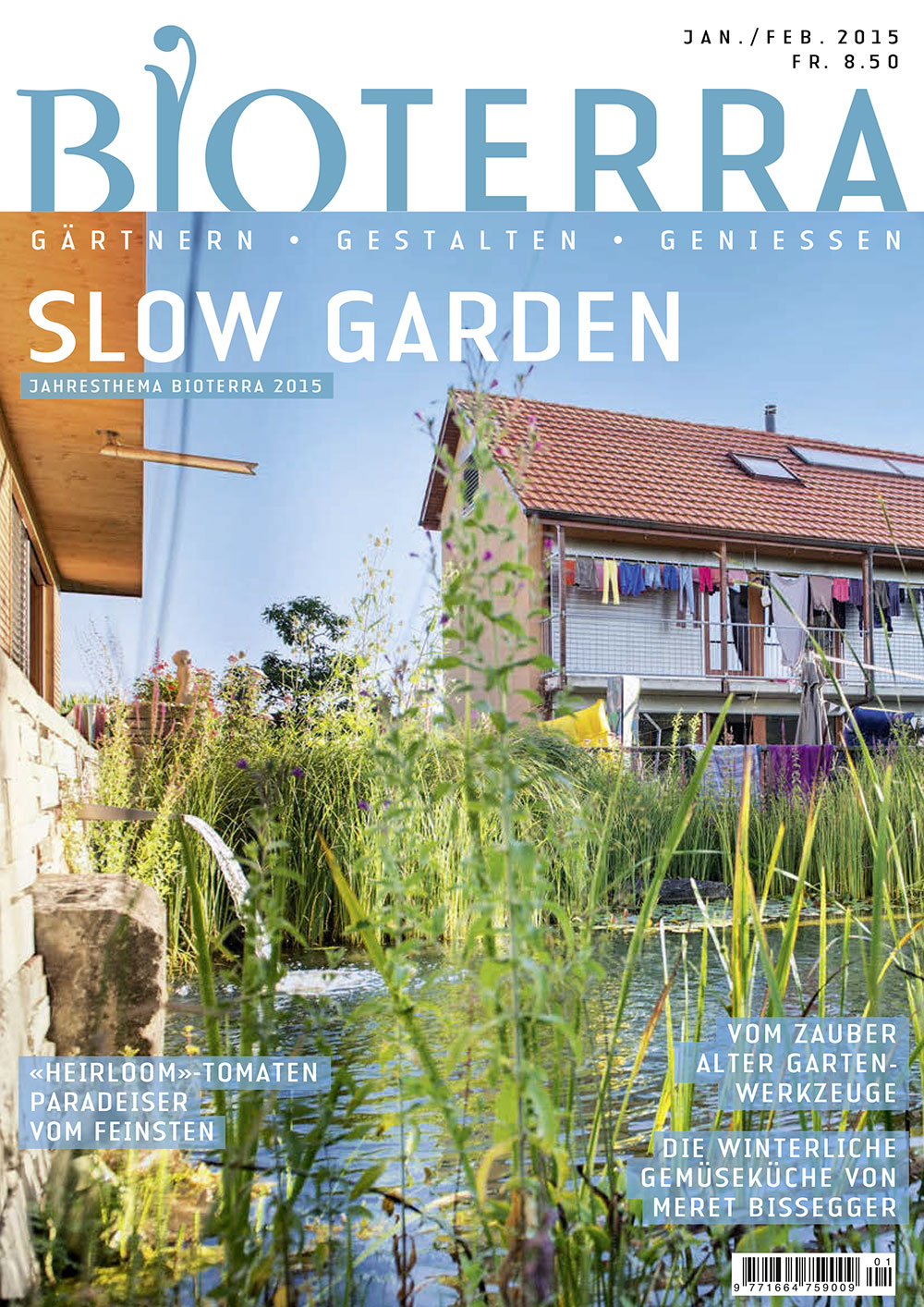 Cover Zeitschrift «Bioterra» Januar/Februar 2015