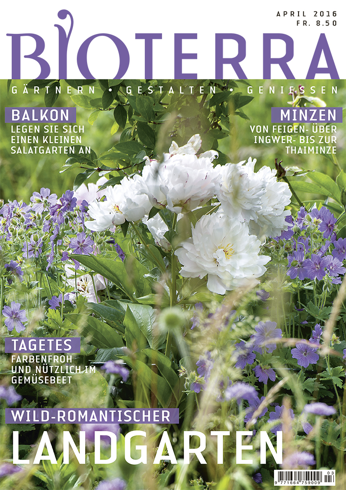 Cover Zeitschrift «Bioterra» April 2016