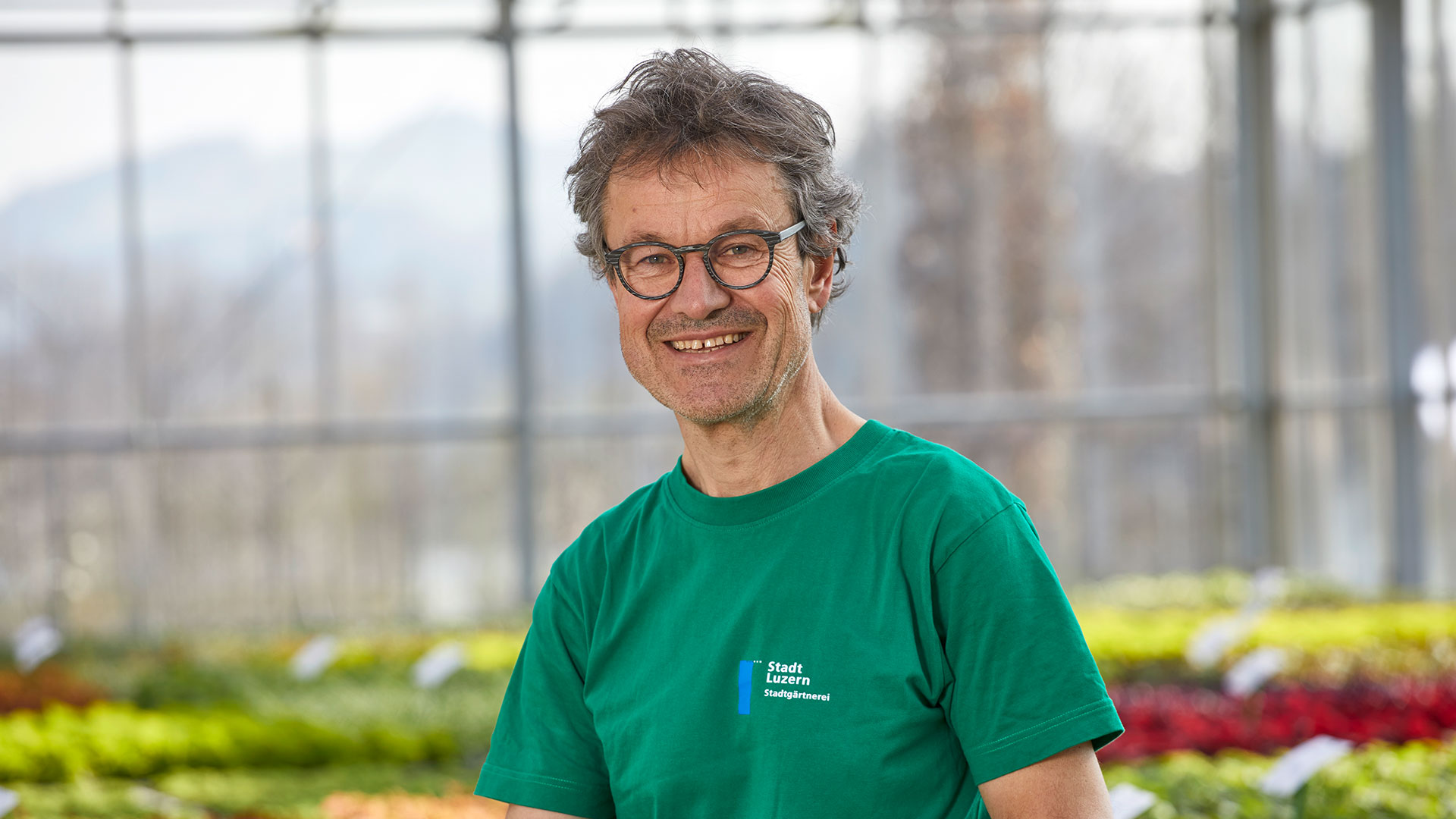 Christoph Schoch von Stadtgrün Luzern, Bild von Heinz Dahinden