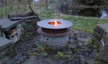 Feuerstelle in Action