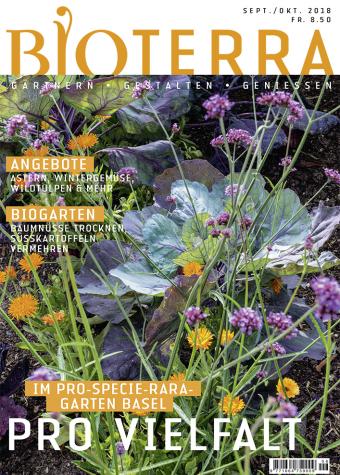 Cover Zeitschrift «Bioterra» September/Oktober 2018