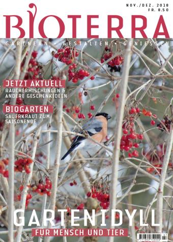 Cover Zeitschrift «Bioterra» November/Dezember 2018