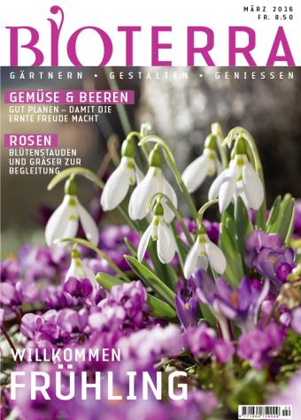 Cover Zeitschrift «Bioterra» März 2016