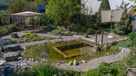 Übersicht über den Garten, Foto: A. Zimmermann
