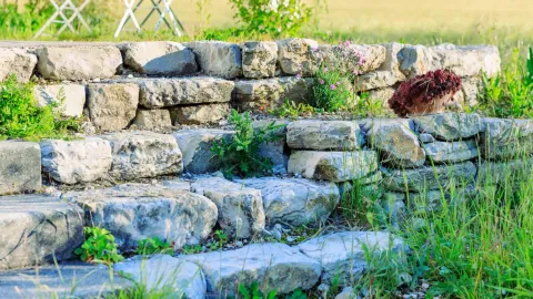 Trockenmauer Terassierung