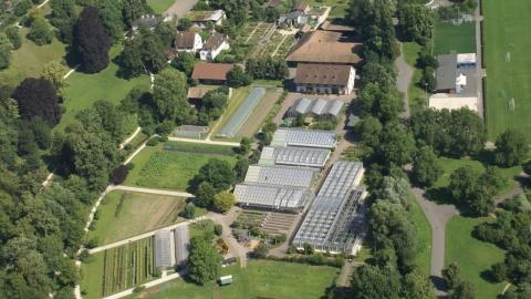 Stadtgärtnerei Basel Luftbild