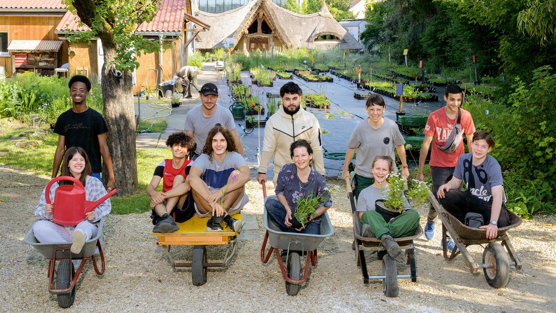 Team der Equipe-Volo-Gärtnerei