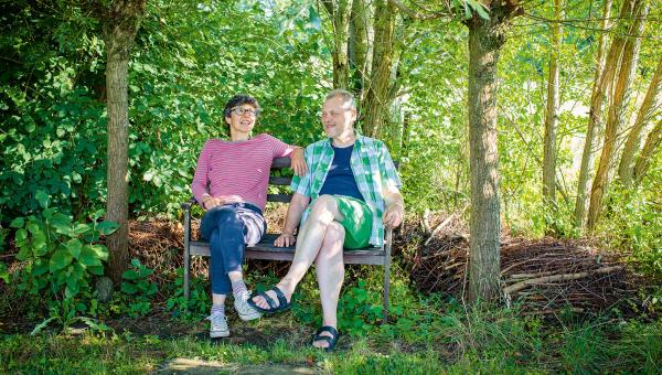 Beobachten und Planen im Permakulturgarten, Bild: Katharina Nüesch