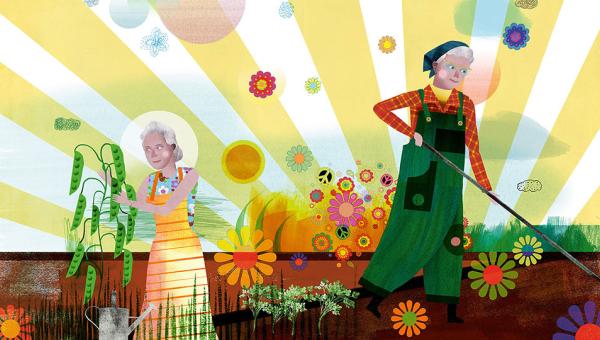Illustation Frieda Welten und Anita Schoch von Patrick Widmer