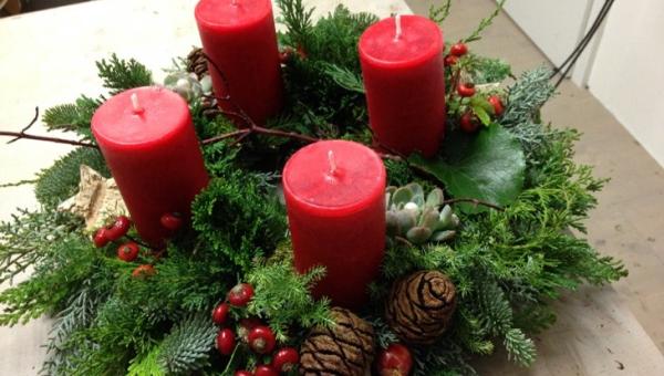 WORKSHOP GESTECKTER ADVENTSKRANZ, MONTAG 13.NOVEMBER 2023 