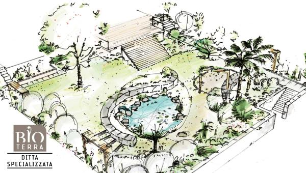 Plano giardino naturale