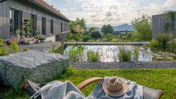 Garten von Salamander Naturgarten gestaltet, Bild von Benedikt Dittli