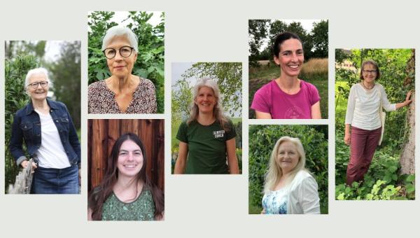 Die aktive Frauen in der fusionierten Regionalgruppen-Leitung