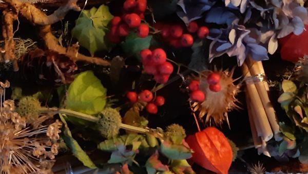 Herbstgesteck, Priska R.